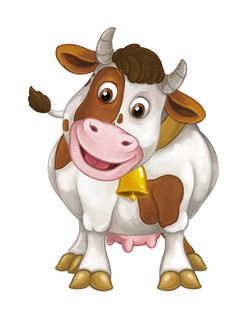 性格开朗的牛是站, 微笑