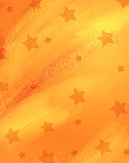 03带有星星的卡通场景,抽象橙色背景,用于儿童不同用途的插图001购物