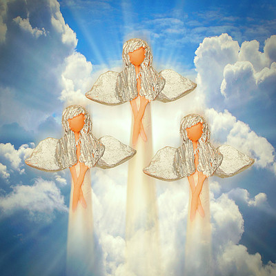 三个天使在天堂