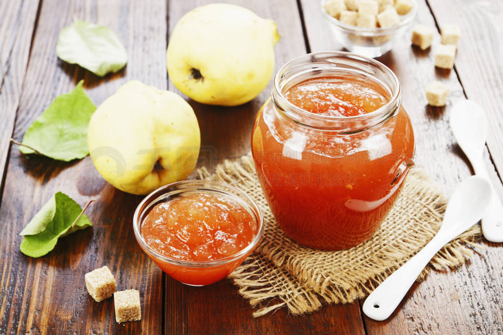 Fresh quince jam