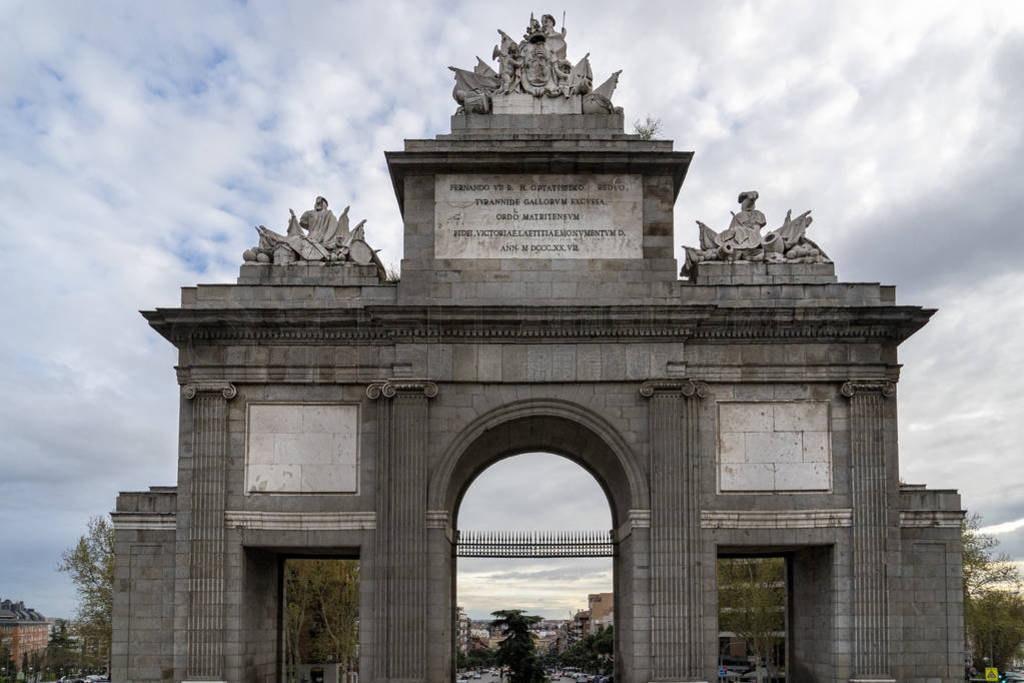 Madrid Spain puerta Toledo door