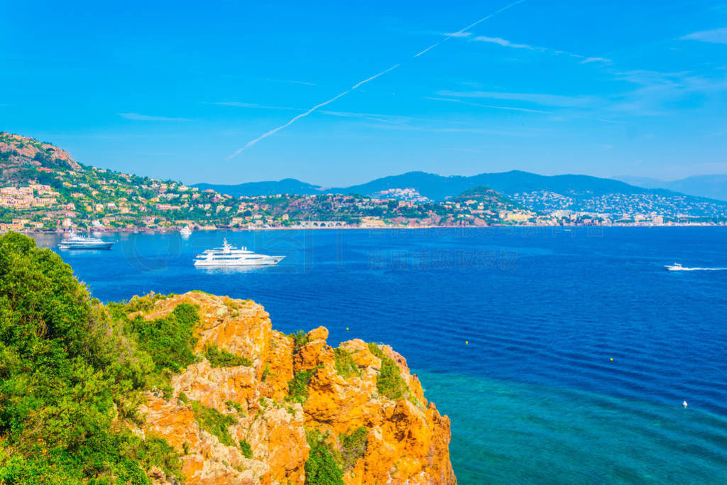 azure near Theoule sur Mer in Franc