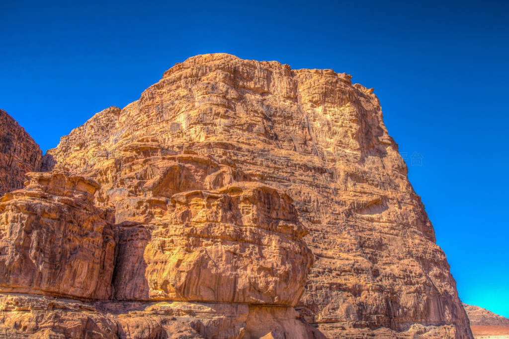 Landscape of Wadi Rum desert in Jordan