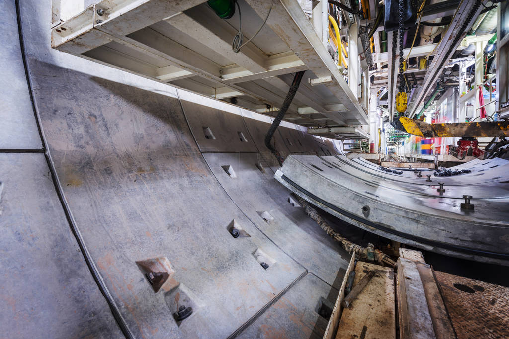 Subway tunnel under construction