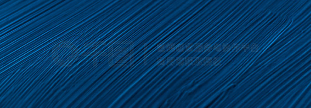 Cosmetics abstract texture background, blue acrylic paint brush