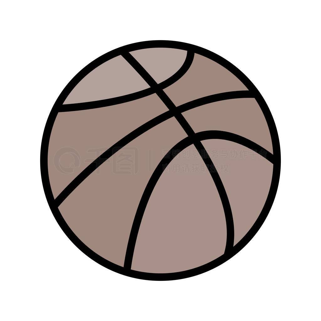 Illustration Basket Ball Icon