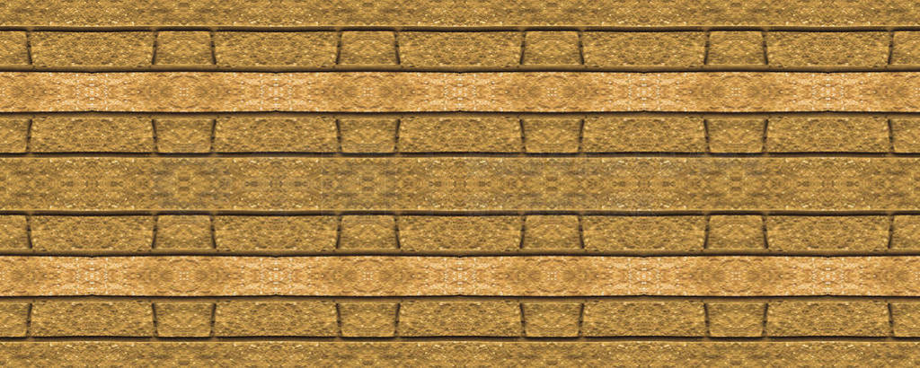 Paving slabs. Seamless texture. Brown decorative tile. Creative