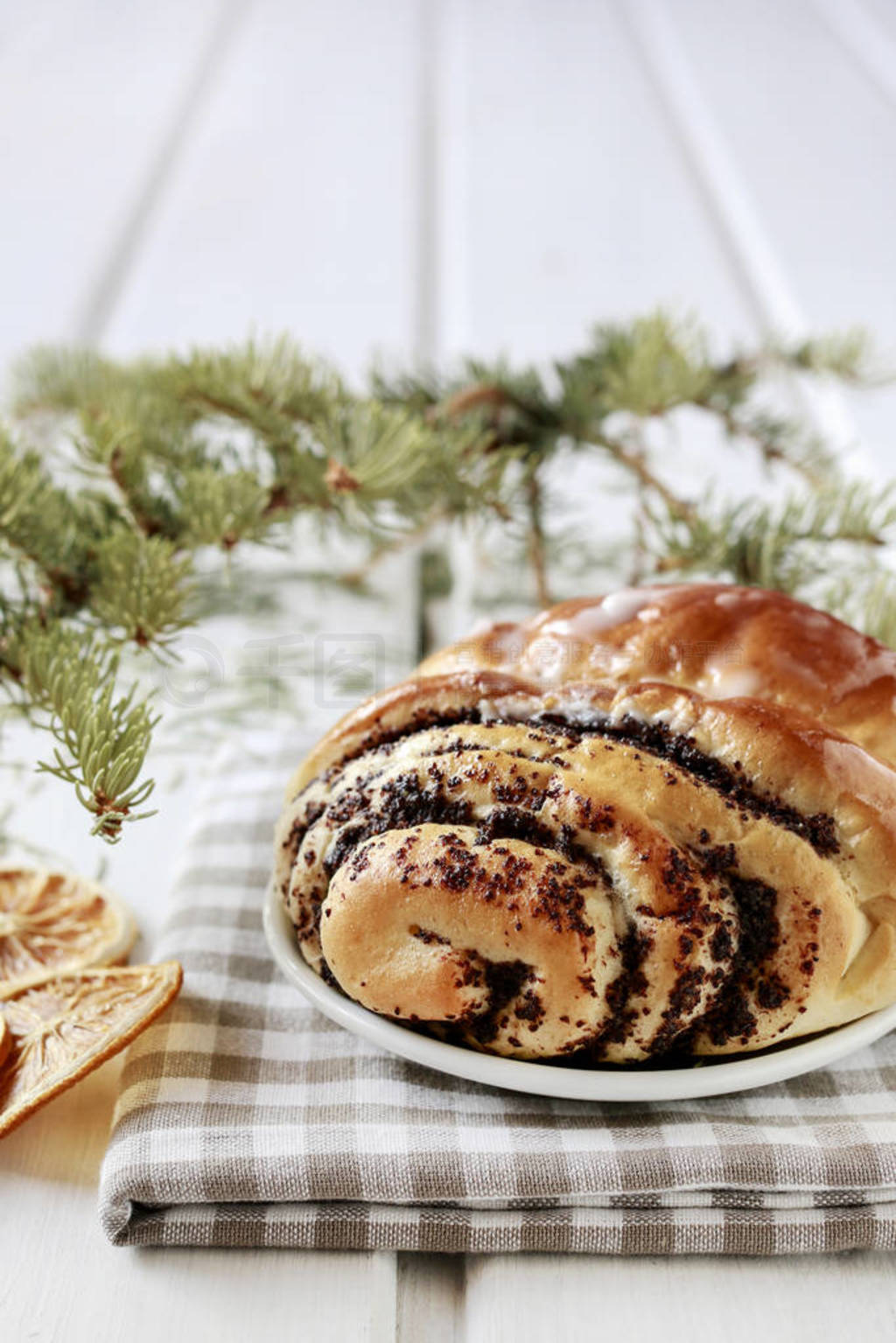 Christmas swedish poppy bun.