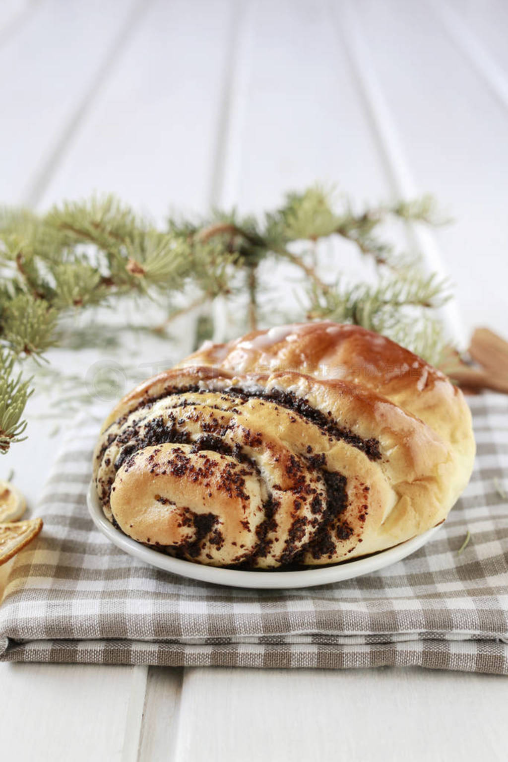Christmas swedish poppy bun.