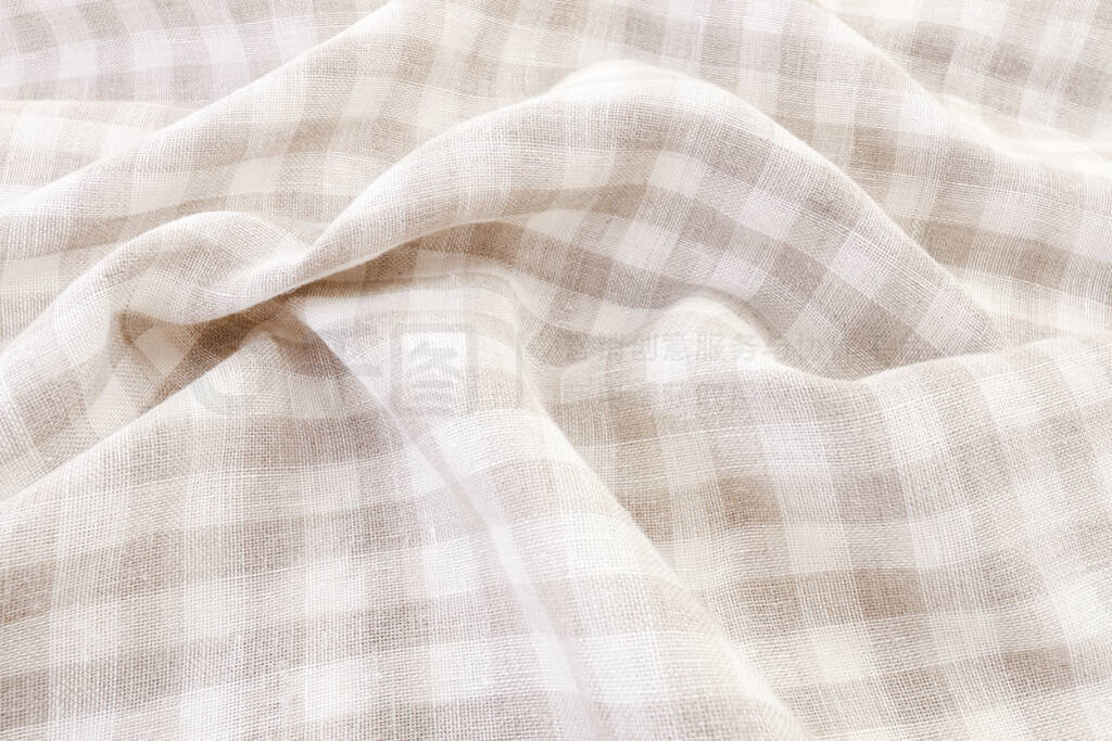 Cotton frabric with checkered print.