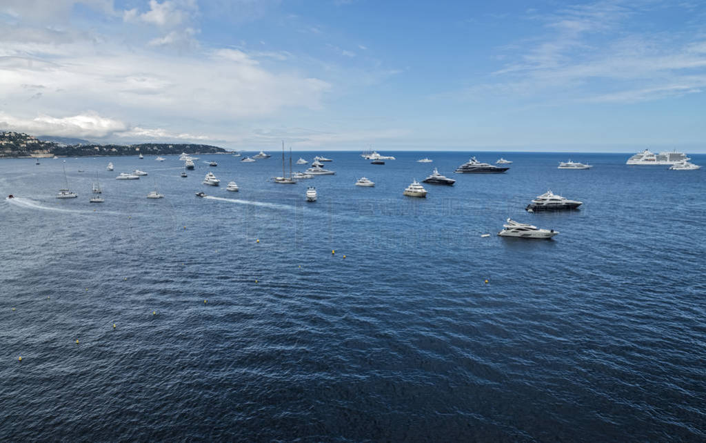 Yachts Sailing on the French Riviera