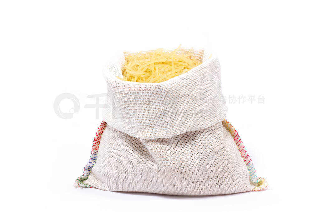 vermicelli in a small bag close-up.