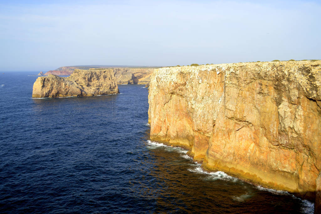 Cape St. Vincent cliffs on the Algarve coast