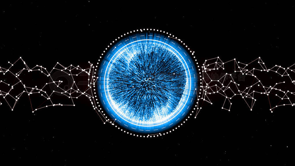 Emergence of magic diamond out of sparkling neon dust in a plexu