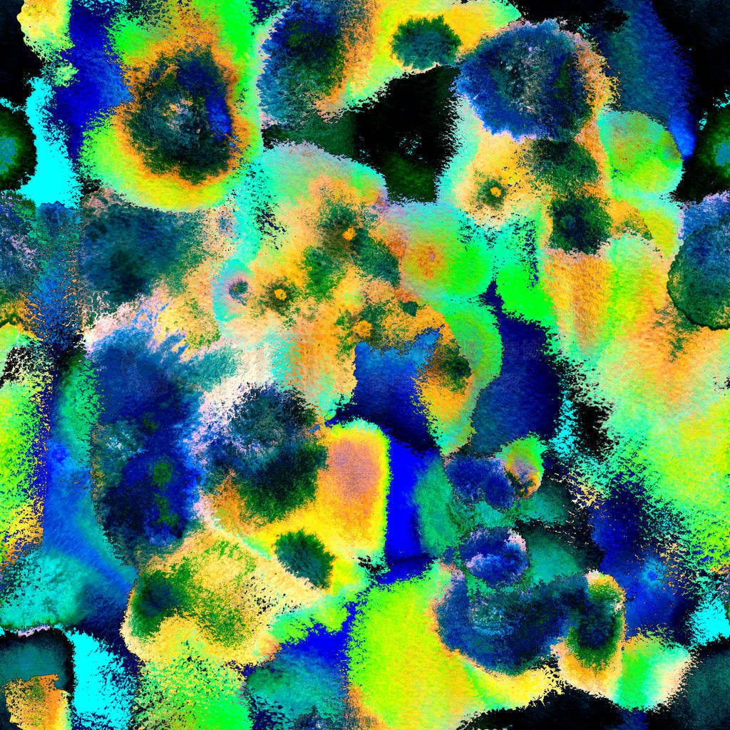 Surreal, Psychedelic Wet Paint. Decorative