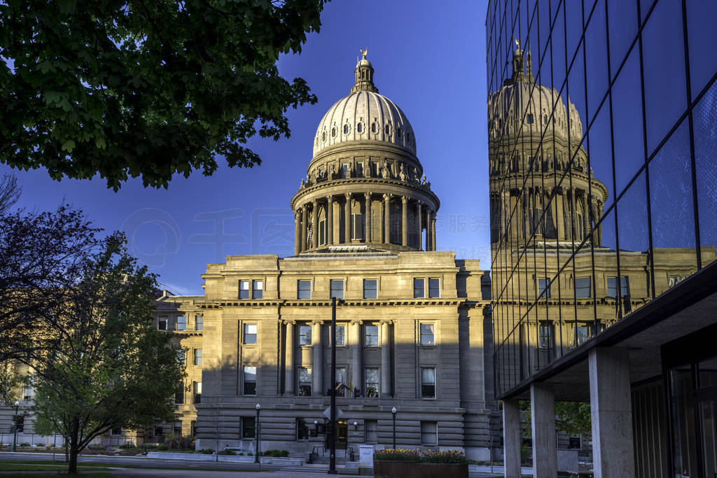 Morning light on the Capital of Idaho