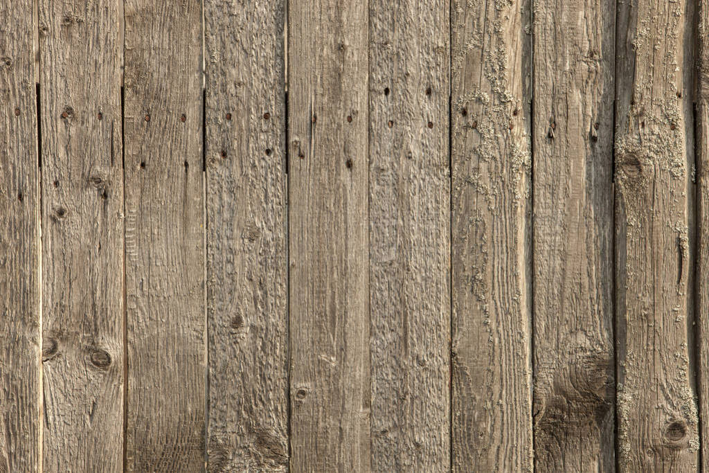 Aged grey fence, gray background of old retro boards