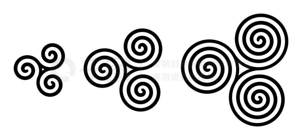 ɫ triskelion ɫ, תŤͼ, չʾתԳԡĲͼ