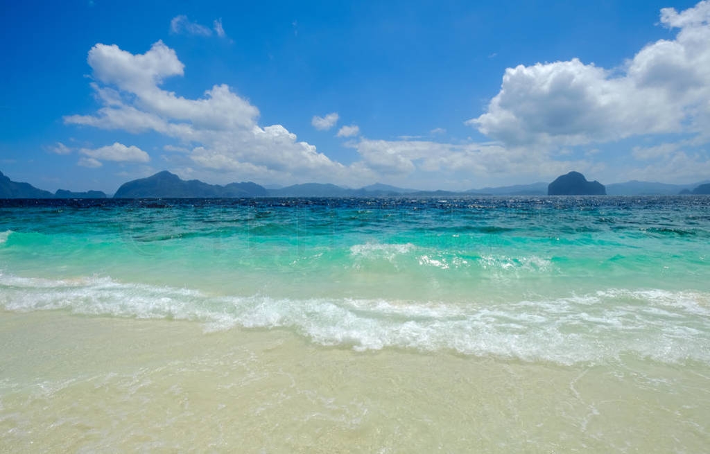 Seascape of Palawan Island, Philippines