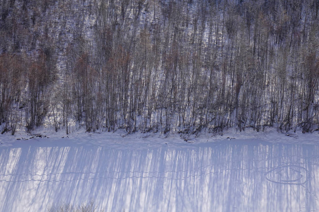 Winter scenery of Mohe County, China