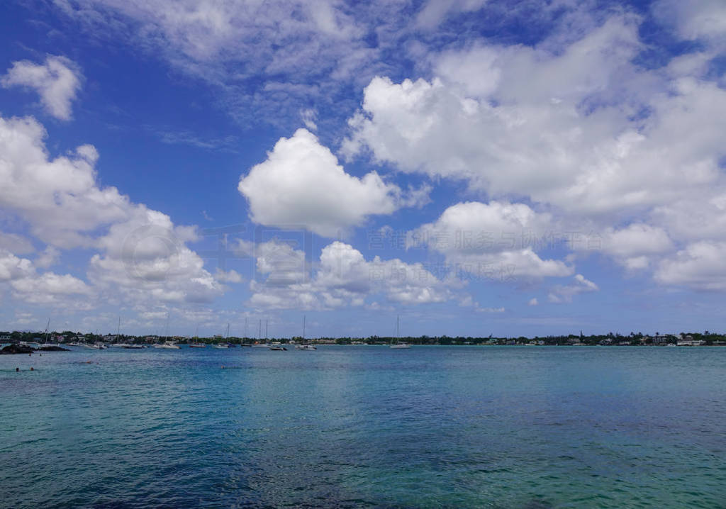 Seascape of Mauritius Island