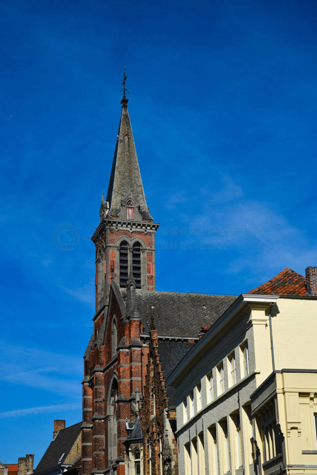 Old buildings in Bruges, Belgium