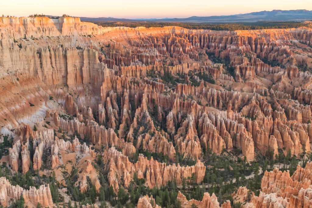 The stunning Bryce Canyon in all its glory at sunrise, amazing s
