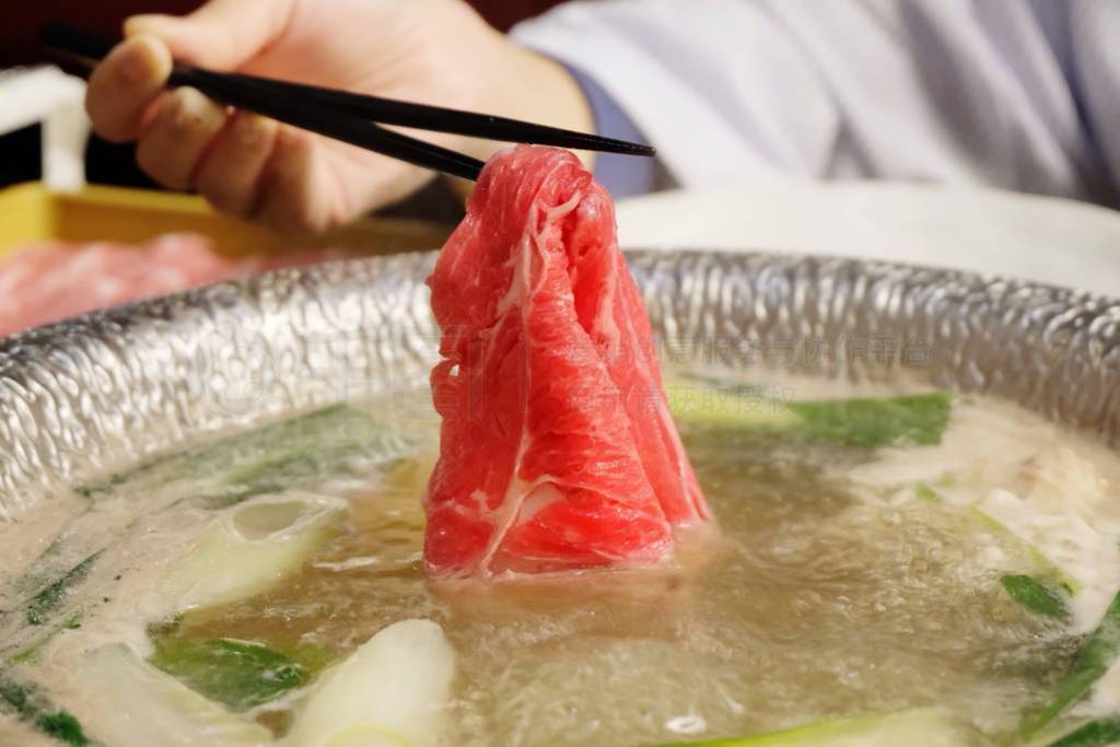 Shabu-Shabu Japanese hotpot style