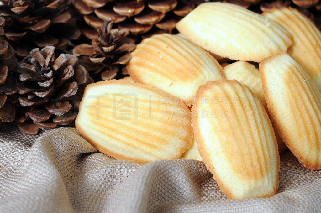 cookies and pine cones