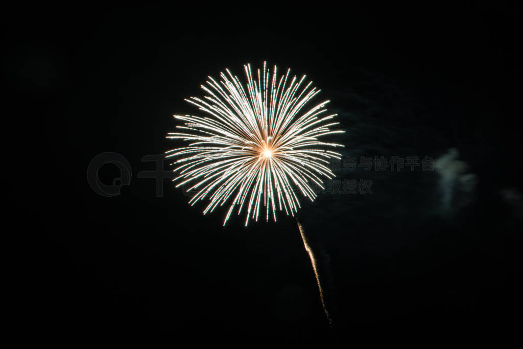 Beautiful firework display for celebration