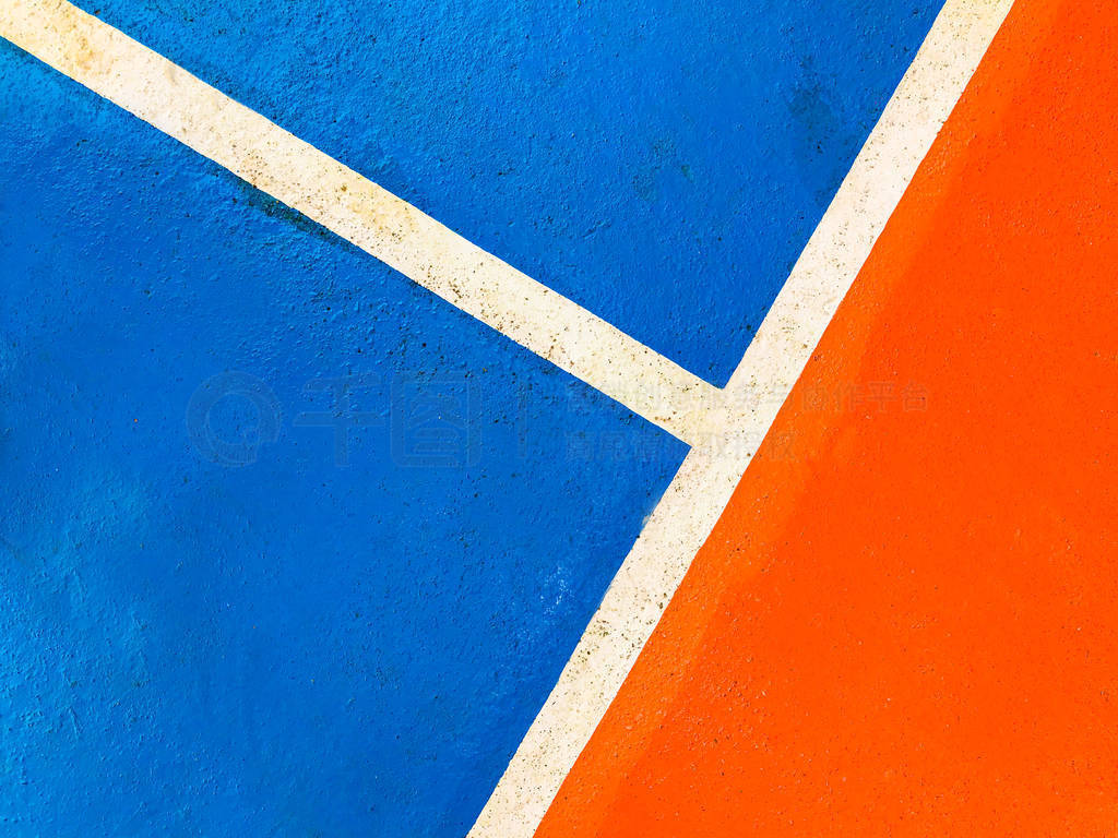 Colorful basketball court floor, Abstract colorful background.