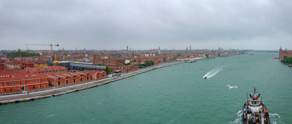 Panorama view of Venice