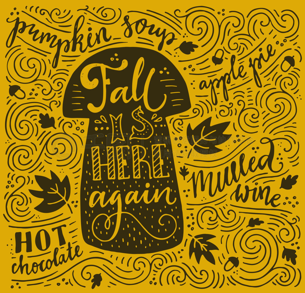 Fall is here again -? poster