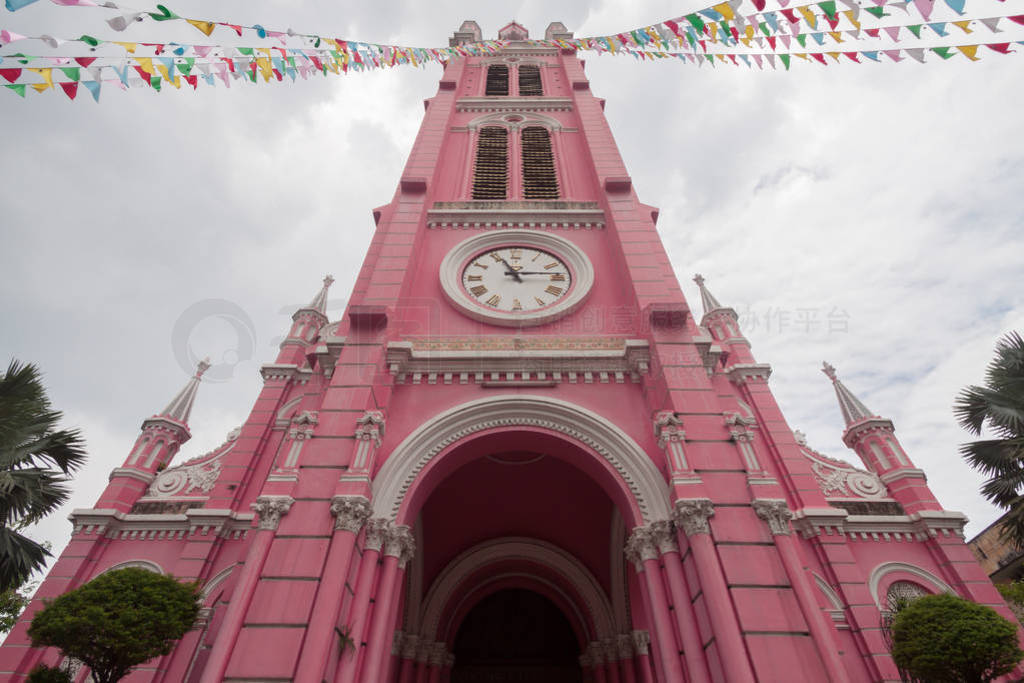 Tan Dinh Church - the Pink Catholic Church in Ho Chi Minh City,