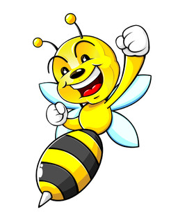 大黄蜂吉祥物卡通形象
