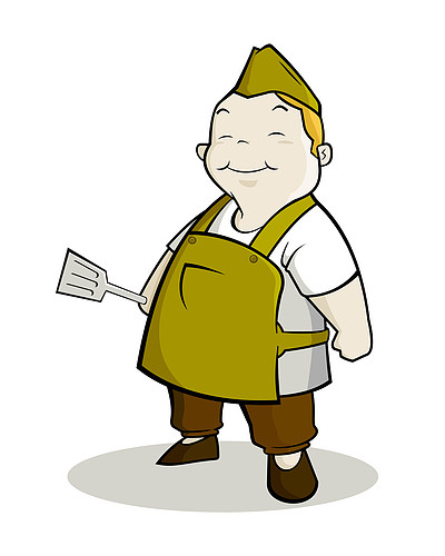 【卡通可爱胖厨师】图片免费下载