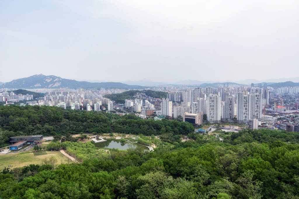 view of seoul city