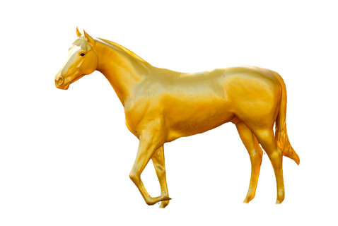 世界上最贵的金色马图片