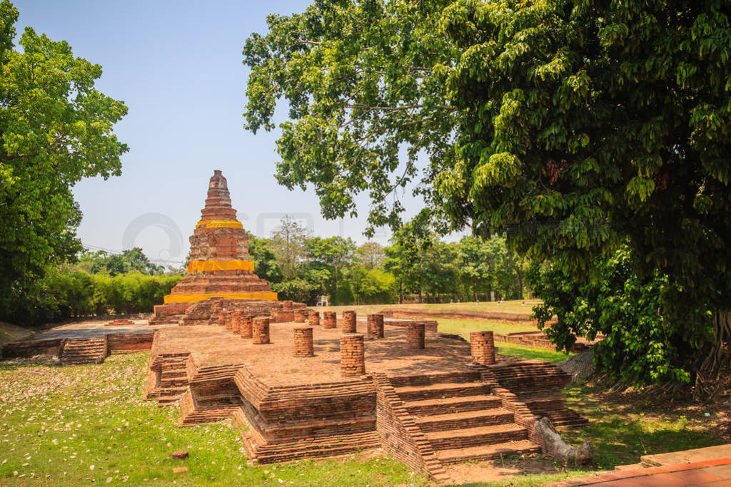 Temple), one of the ruined temples in Wiang Kum Kam, an histori