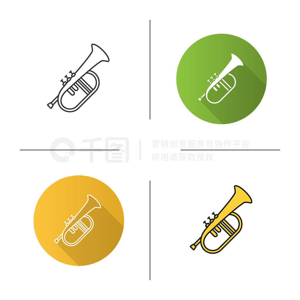 Flugelhorn ƽͼ, ʸ, ͼ