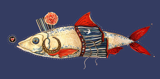 吉普赛人沙丁鱼为里斯本夏节的