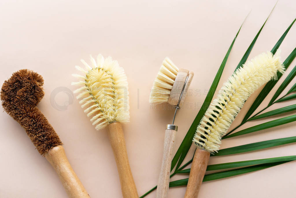 natural ecological friendly homemade cleaning brushes
