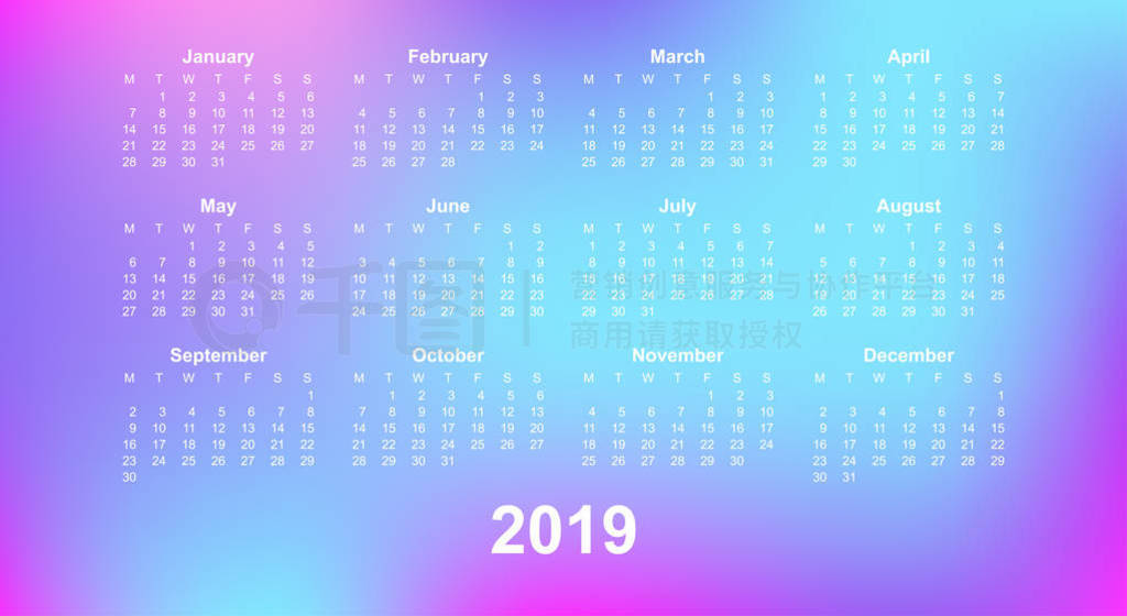 2019ɫ