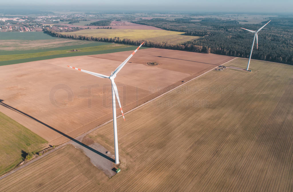 Panorama large wind generators