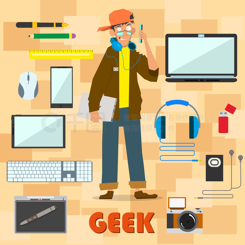 Geek karakt?rsdesign