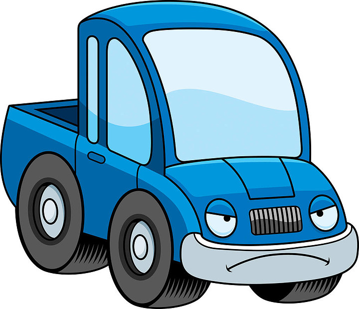 小卡车 卡通设计素材免费下载