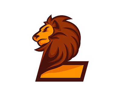 现代狮子 l 字母字母表体育标志