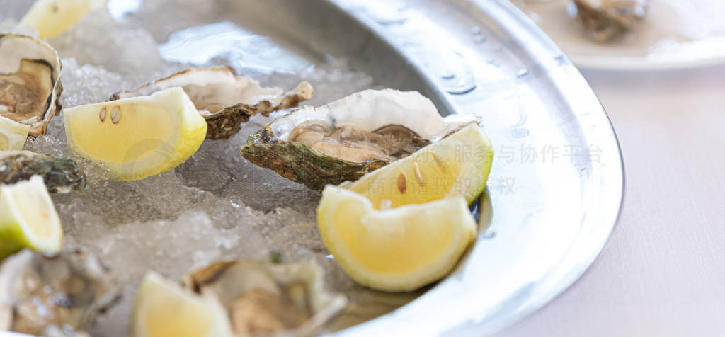 Elegant restaurant serving oyster specialty