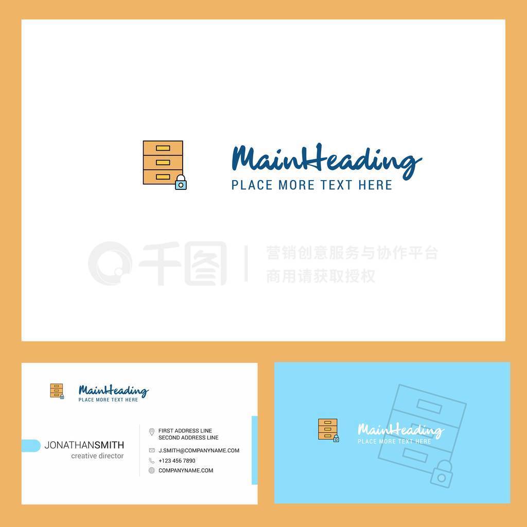 Front and Back Busienss Card Template. Vector Creative Design