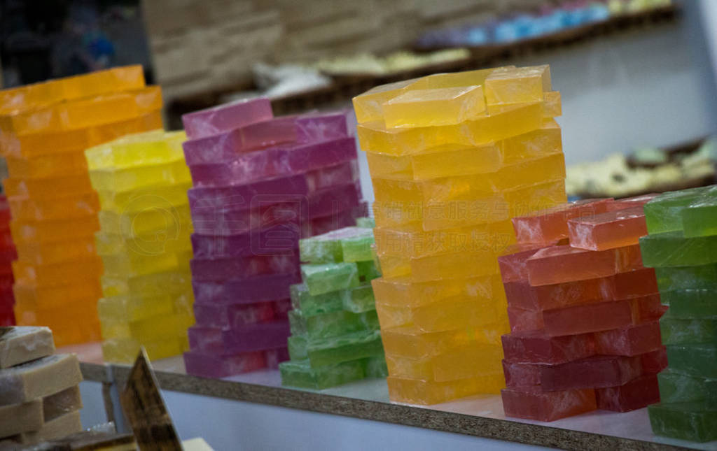 Collection of bars of hand made soap